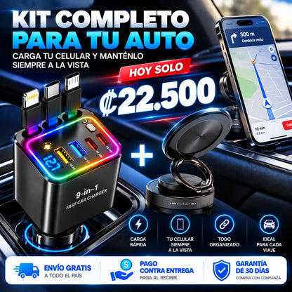 TODO LO QUE NECESITAS EN TU AUTO, EN UN SOLO KIT